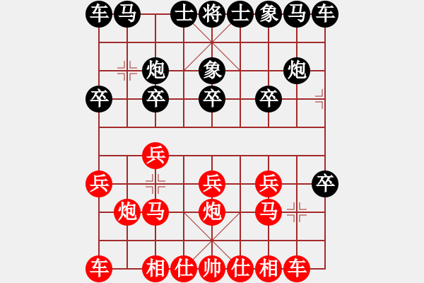 象棋棋譜圖片：溫州(6段)-負-初出江湖(8段) - 步數(shù)：10 