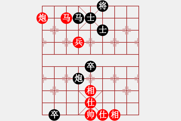 象棋棋譜圖片：澳門象棋總會 蘇俊豪 和 柬埔寨棋聯(lián)總會 蔡德志 - 步數(shù)：100 