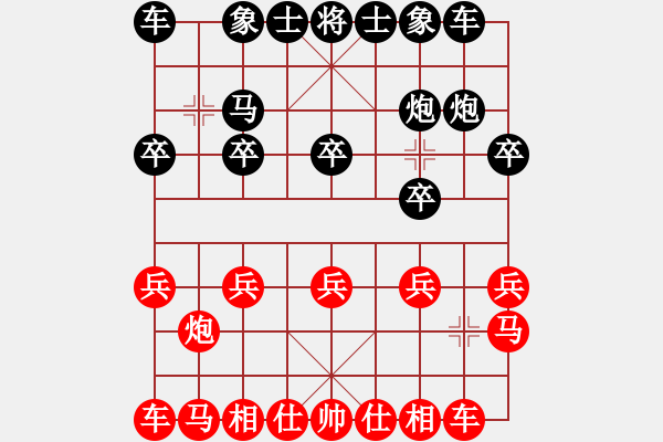 象棋棋譜圖片：0111後手找不到方向 - 步數(shù)：10 