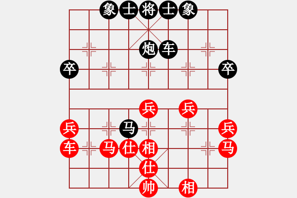 象棋棋譜圖片：0111後手找不到方向 - 步數(shù)：40 