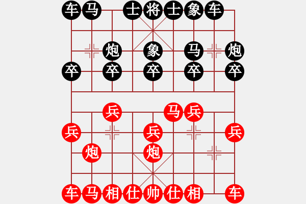 象棋棋譜圖片：laila(日帥)-勝-下山王(至尊) - 步數(shù)：10 