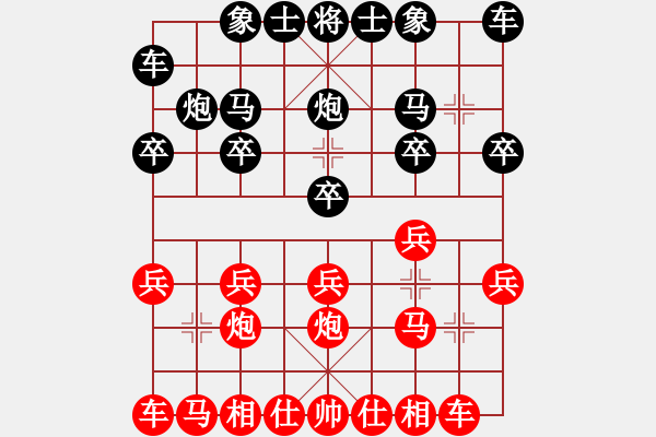 象棋棋譜圖片：2019.11.27.5好友十分鐘先勝坊子王鵬 - 步數(shù)：10 