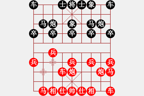 象棋棋譜圖片：狼群唐演(天罡)-和-飛天神貓(天罡) - 步數(shù)：10 