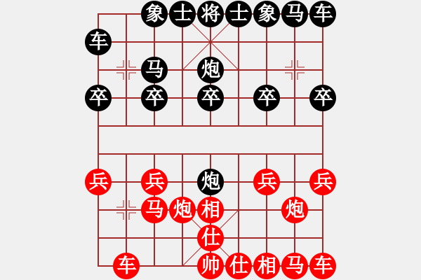 象棋棋譜圖片：蛋蛋[48803229] -VS- 橫才俊儒[292832991] - 步數(shù)：10 