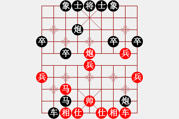 象棋棋譜圖片：2830局 B05-中炮對進左馬-曹仁(1750) 先負(fù) 旋風(fēng)引擎23層(2872) - 步數(shù)：30 