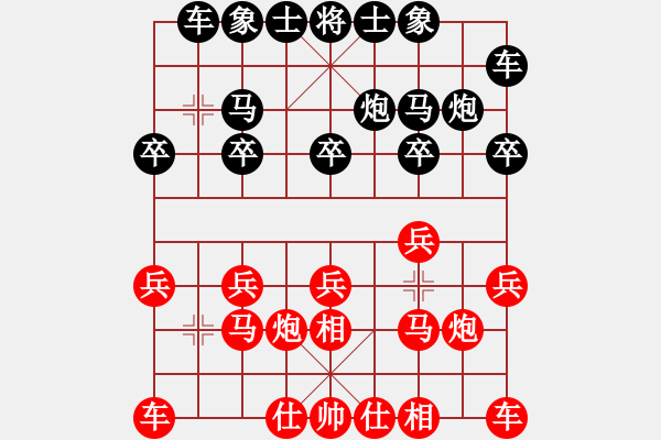 象棋棋譜圖片：半壺老酒(5f)-勝-天龍警察(9星) - 步數(shù)：10 