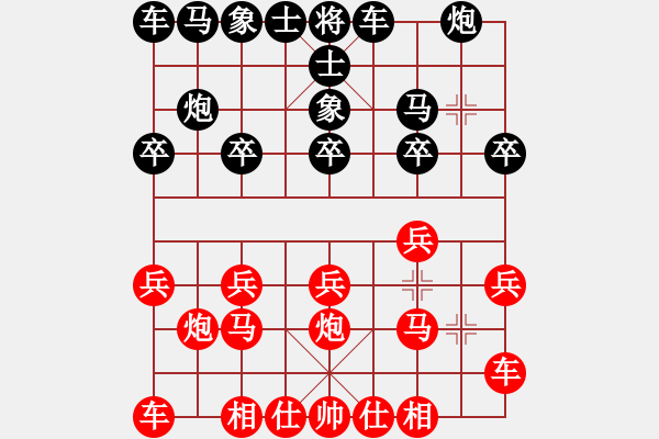 象棋棋譜圖片：橫才俊儒[292832991] -VS- 高高興興[459458352] - 步數(shù)：10 