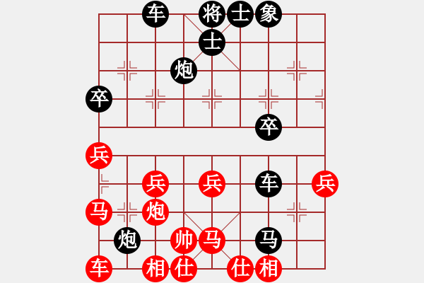 象棋棋譜圖片：棋弈 先負(fù) 象棋旋風(fēng) - 步數(shù)：40 