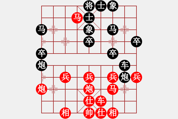 象棋棋譜圖片：象棋勢家(9段)-負(fù)-屠龍刀客(9段) - 步數(shù)：30 