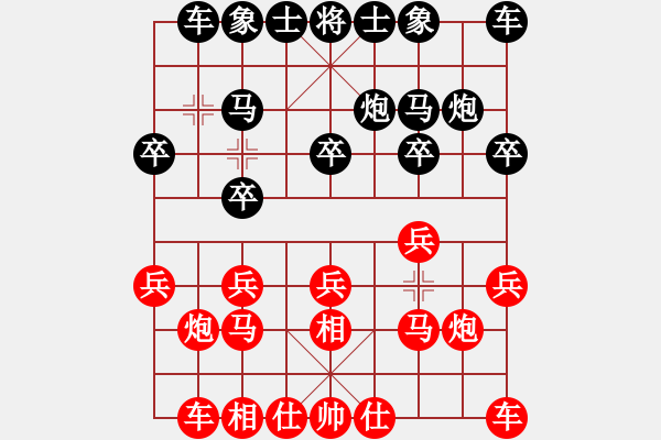 象棋棋譜圖片：馬超(8段)-和-啊菠蘿(6段) - 步數(shù)：10 