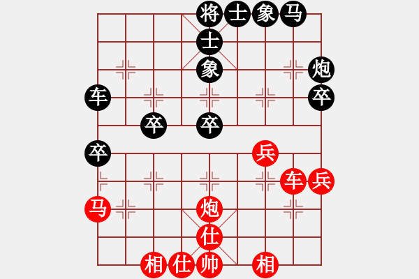 象棋棋譜圖片：kmjjkl(9星)-和-天機商業(yè)庫(9星) - 步數(shù)：40 