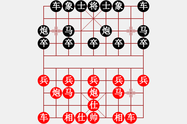 象棋棋譜圖片：樂在棋中[2370908686] -VS- 山靈[112160832] - 步數(shù)：10 