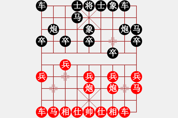 象棋棋譜圖片：樊亭毅 先勝 金四光 - 步數(shù)：10 