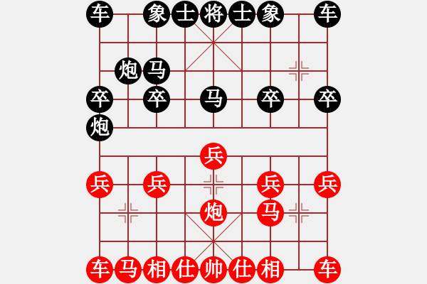 象棋棋譜圖片：碧波歌神(無極)-負(fù)-岳陽飛龍四(天罡) - 步數(shù)：10 