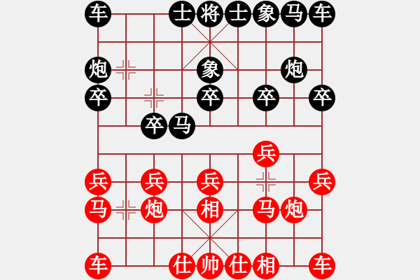 象棋棋譜圖片：釋懷空[2235362742] -VS- ╰ 傷不起 つ ╰ [184841027] - 步數(shù)：10 