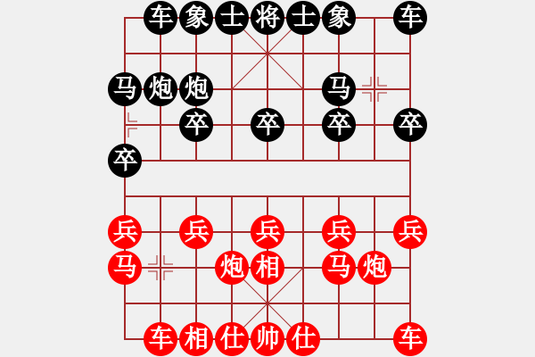 象棋棋譜圖片：浙江于幼華 (負(fù)) 上海胡榮華 (1982年9月29日于哈爾濱) - 步數(shù)：10 