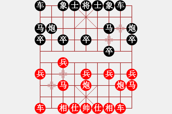 象棋棋譜圖片：2007年弈天聯(lián)賽第四輪：璇璣刀(5r)-勝-千島棋社炮(5r) - 步數(shù)：10 