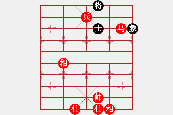 象棋棋譜圖片：馬兵仕相全先勝單缺象 - 步數(shù)：19 