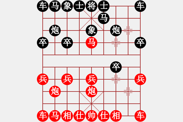 象棋棋譜圖片：20170619后負(fù)文非棋譜 - 步數(shù)：10 