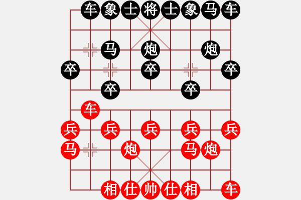 象棋棋譜圖片：?jiǎn)翁狁R對(duì)兩頭蛇3炮二平五 - 步數(shù)：10 