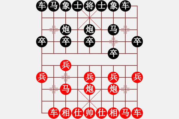 象棋棋譜圖片：馮文彬 先負(fù) 陳潔[9-1] - 步數(shù)：10 