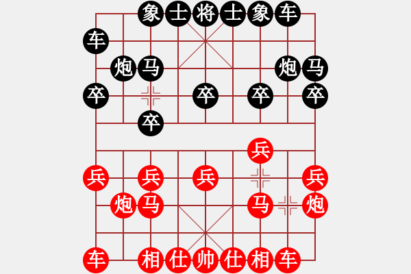 象棋棋譜圖片：西藏自治區(qū) 馬喜俊 負(fù) 吉林省 劉松 - 步數(shù)：10 