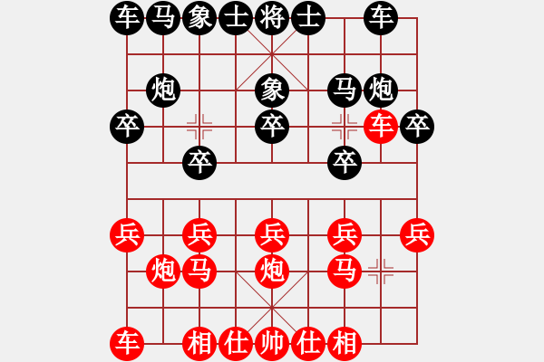 象棋棋譜圖片：bbboy002[紅] -VS- biao200789[黑] - 步數(shù)：10 