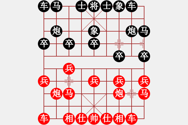 象棋棋谱图片：2020.4.4.3元游象棋先负十分钟场 - 步数：10 