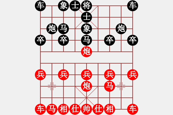 象棋棋譜圖片：天天象棋縱橫四海太守棋狂先勝和風業(yè)7-1 - 步數(shù)：10 