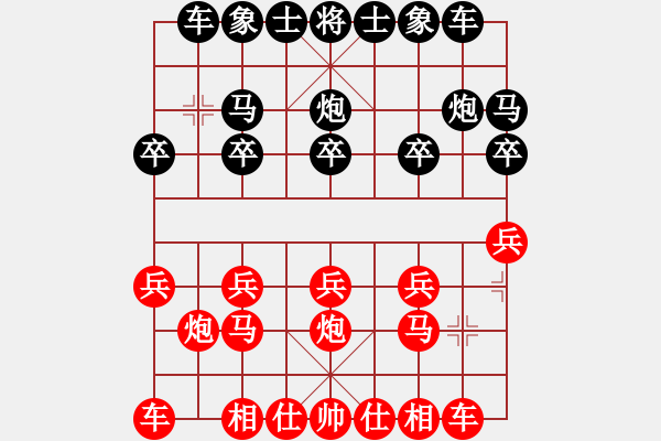 象棋棋譜圖片：中國★教育你★┛ 負(fù) 無語 - 步數(shù)：10 