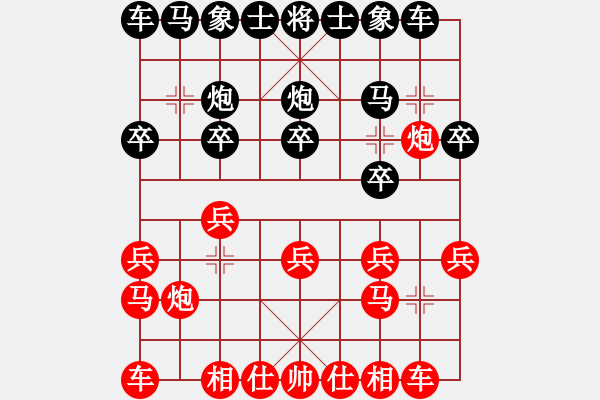 象棋棋譜圖片：sswf(9星)-和-yuqunb(9星) - 步數(shù)：10 