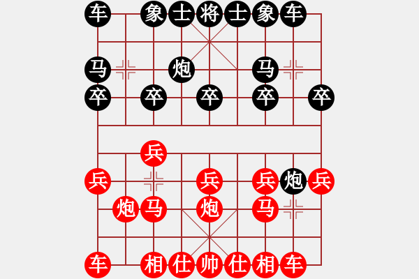 象棋棋譜圖片：讓單車 玄機逸士 先勝 王生.pgn - 步數(shù)：10 