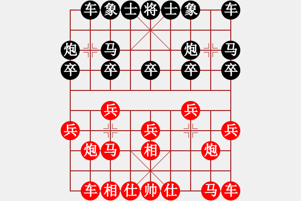 象棋棋譜圖片：何元斌 先負 姚洪新 - 步數(shù)：10 