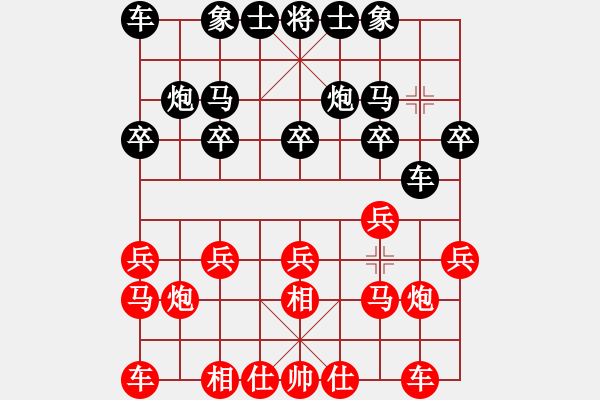 象棋棋譜圖片：光芒四射(3段)-負(fù)-中國工農(nóng)紅(1段) - 步數(shù)：10 