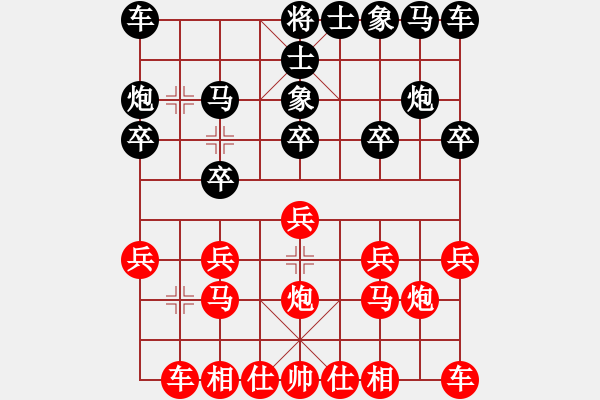 象棋棋譜圖片：碎花粉裙先勝開心先生 - 步數(shù)：10 