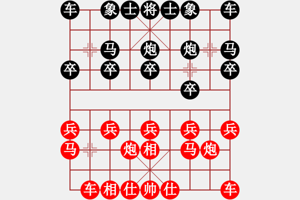 象棋棋譜圖片：般若智慧【業(yè)5.1】先負拱手江山【業(yè)5.】 - 步數(shù)：10 