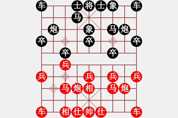 象棋棋譜圖片：bbboy002(3級(jí))-和-zxas(5級(jí)) - 步數(shù)：10 