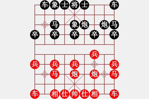 象棋棋譜圖片：飄絮＆夢[黑] -VS- 太陽雨[紅] - 步數(shù)：10 