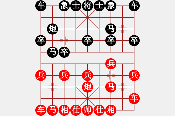 象棋棋譜圖片：[快14]浩軒爺 先勝 [快14]劉愛軍 - 步數(shù)：10 