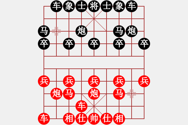 象棋棋譜圖片：橫才俊儒[292832991] -VS- 花樣寶貝[1426393553] - 步數(shù)：10 