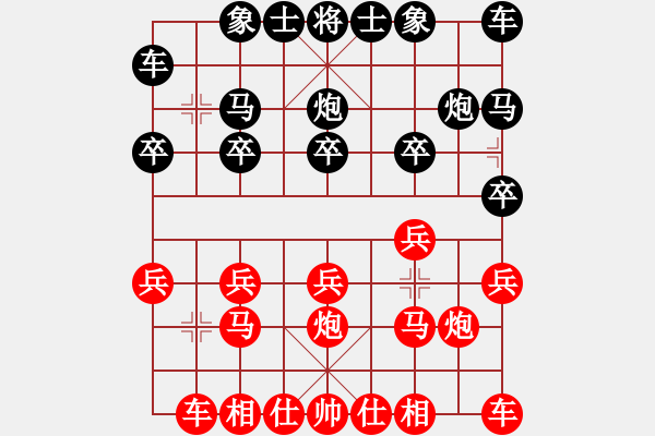 象棋棋譜圖片：呂易(3段)-勝-voky(5段) - 步數：10 