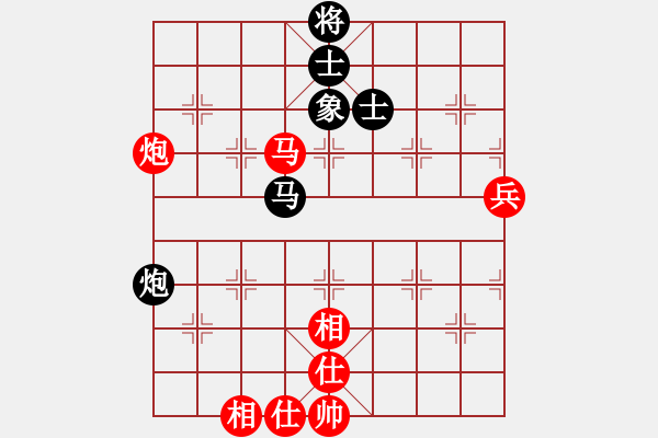 象棋棋譜圖片：葛超然 先和 何文哲 - 步數(shù)：81 