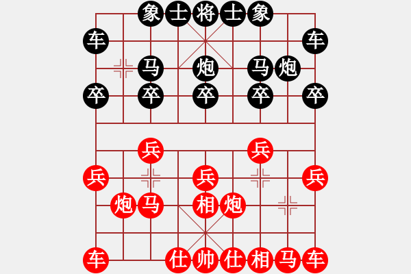 象棋棋譜圖片：猜心_____[631964356] -VS- 橫才俊儒[292832991] （棄車仍絕殺） - 步數(shù)：10 