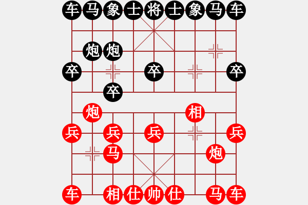 象棋棋譜圖片：cuiwu(4段)-勝-xueqiabc(2段) - 步數(shù)：10 