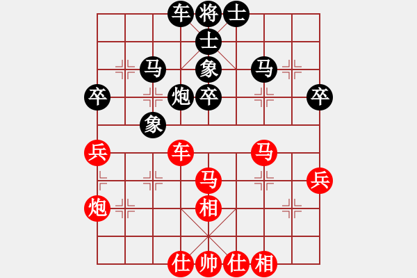 象棋棋譜圖片：信手屠龍(6段)-勝-芳君(6段) - 步數(shù)：40 