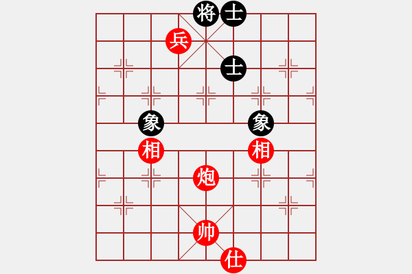 象棋棋譜圖片：炮兵殘局　第63局：炮高兵單缺仕勝士象全（2） - 步數(shù)：60 