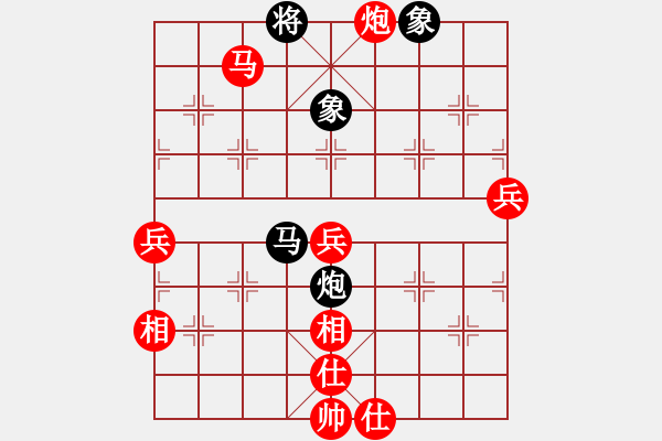 象棋棋譜圖片：順炮橫車對直車黑正馬兌車（旋風14層先勝巫師專業(yè)級） - 步數(shù)：110 