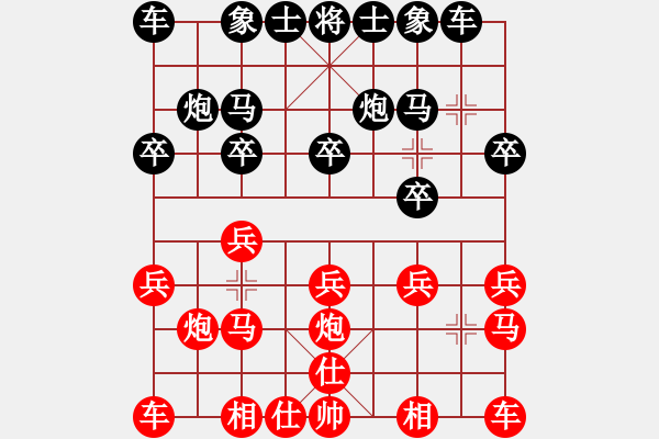 象棋棋譜圖片：zhouxw123VS湖南衡山曾吳奈(2013-11-16) - 步數(shù)：10 