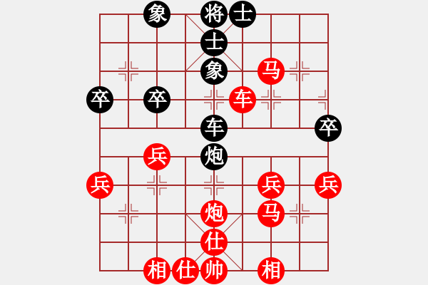 象棋棋譜圖片：1854局 A54-仕角炮對進７卒-旋風引擎23層(2836) 先勝 魏延(1500) - 步數(shù)：40 