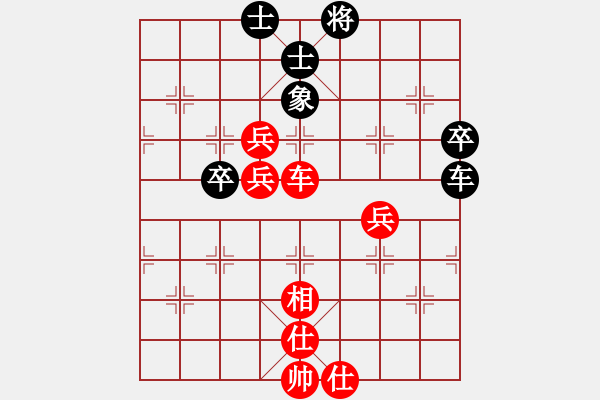 象棋棋譜圖片：夏激揚紅勝毛振?！緦ΡD(zhuǎn)兵底炮對右中炮】｛注｝ - 步數(shù)：79 